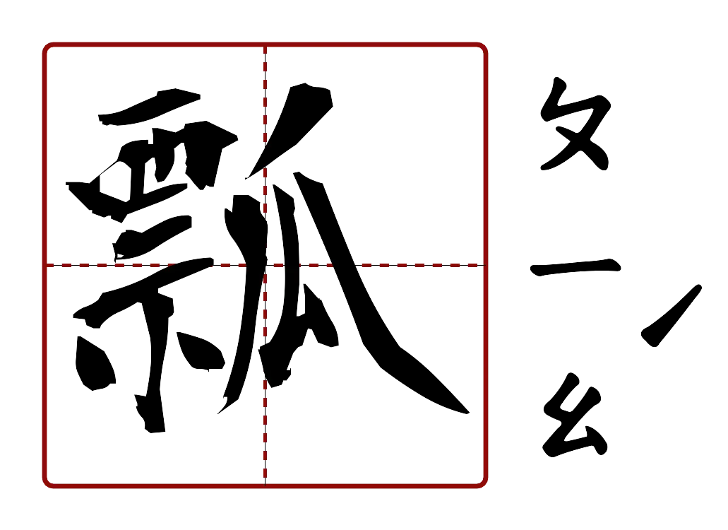 瓢 的字音圖