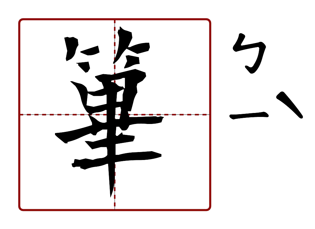 篳 的字音圖