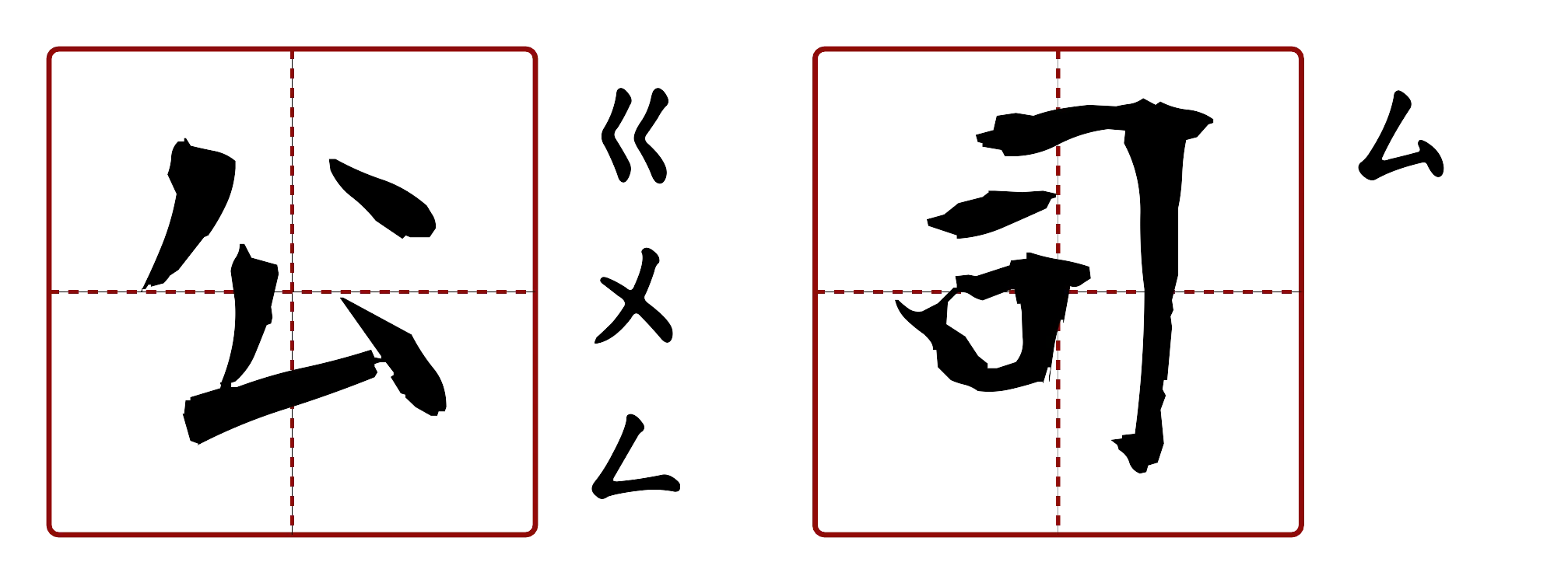 公司 的字音圖