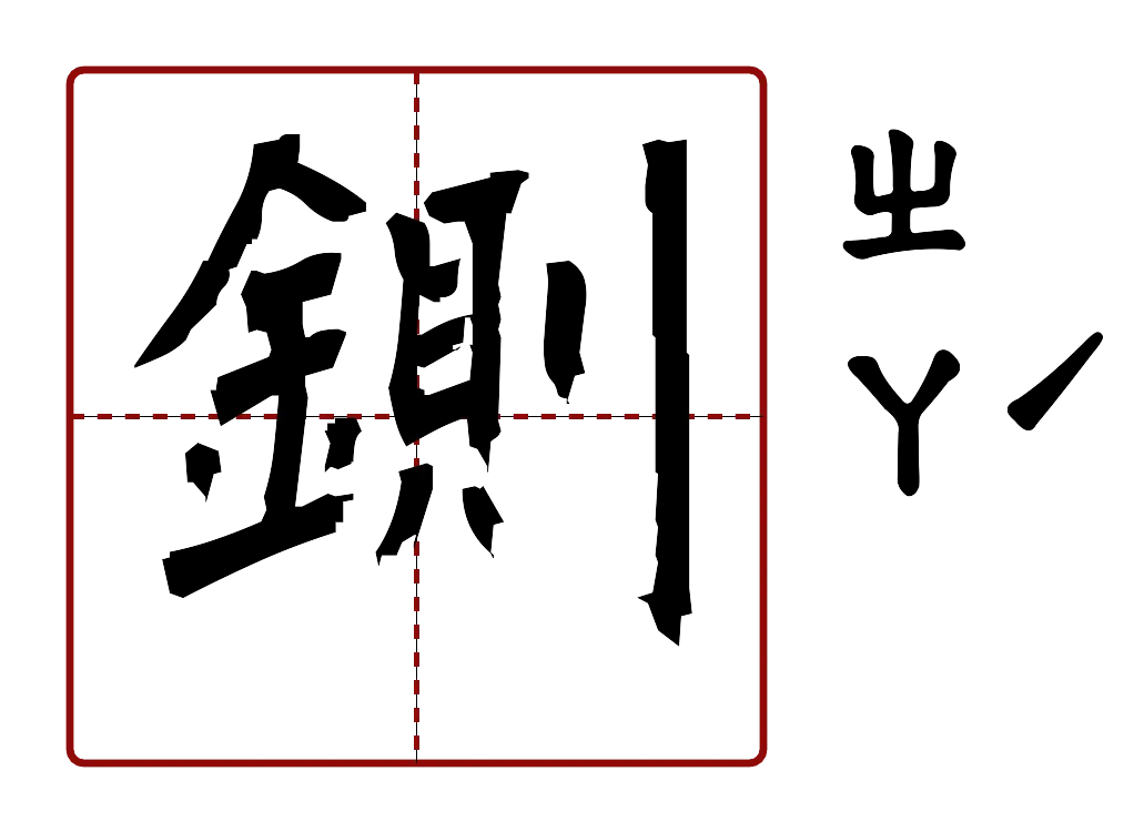 鍘 的字音圖