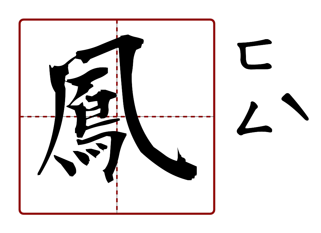 鳳 的字音圖