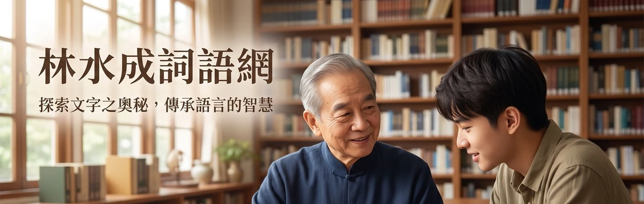 林水成詞語網 主視覺